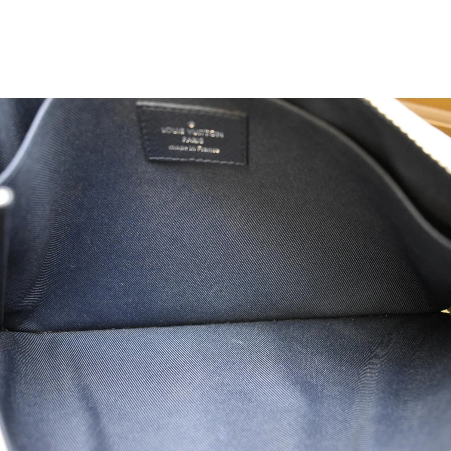 LOUIS VUITTON Pochette Jour Monogram Leather Pouch Clutch Bag Antarctica