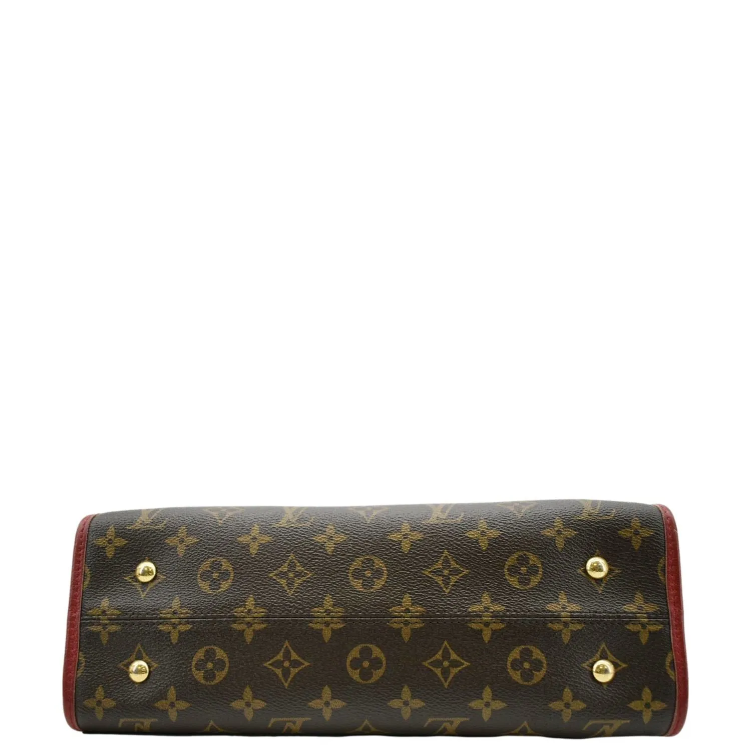 LOUIS VUITTON Popincourt NM Monogram Canvas Tote Bag Red