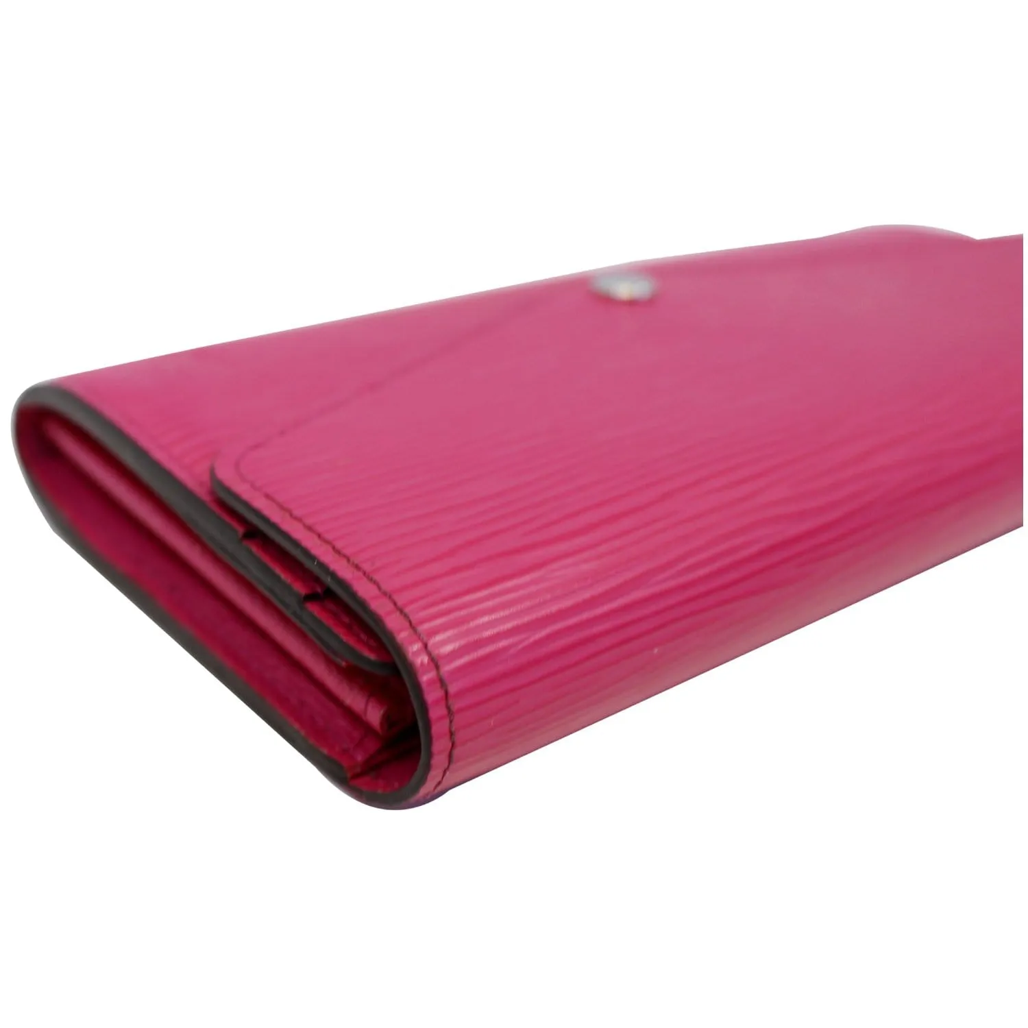 LOUIS VUITTON Sarah Epi Leather Wallet Pink