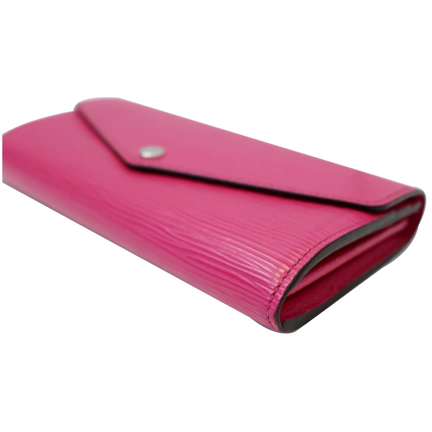 LOUIS VUITTON Sarah Epi Leather Wallet Pink