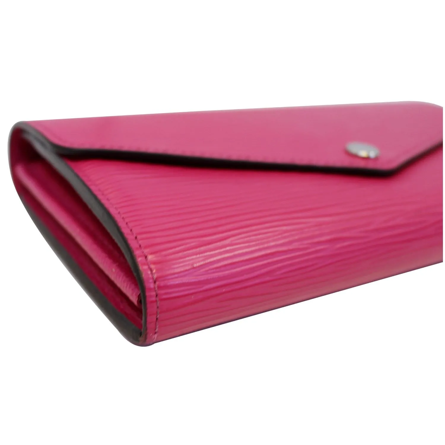 LOUIS VUITTON Sarah Epi Leather Wallet Pink