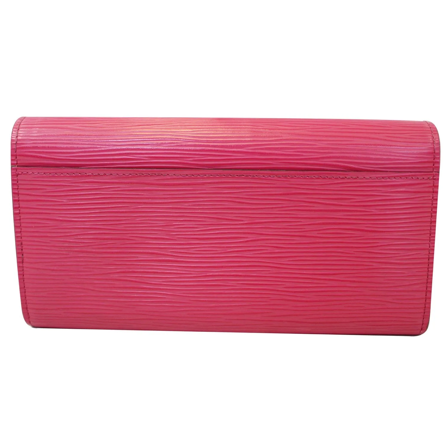 LOUIS VUITTON Sarah Epi Leather Wallet Pink