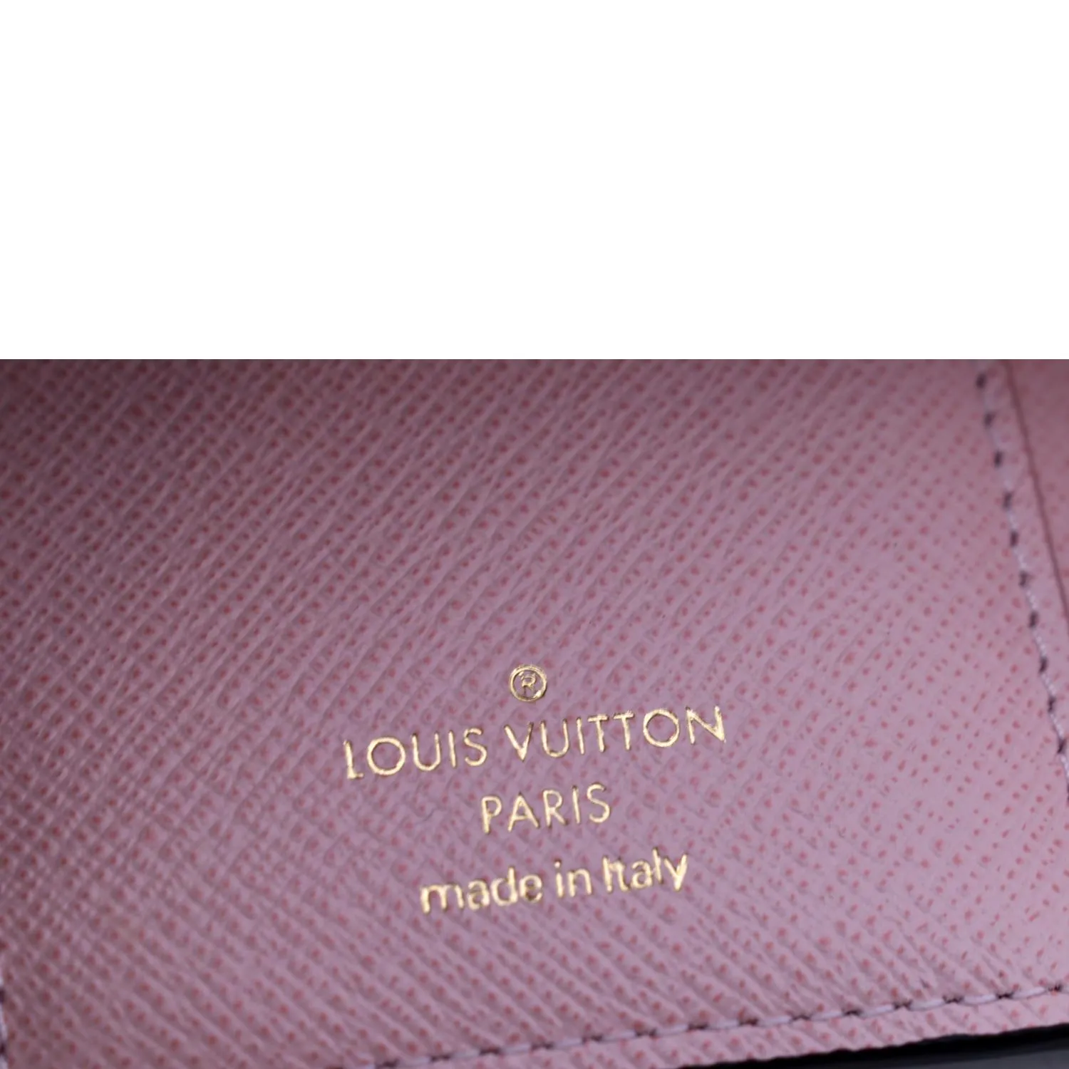 LOUIS VUITTON Victorine Monogram Canvas Wallet Rose Ballerina