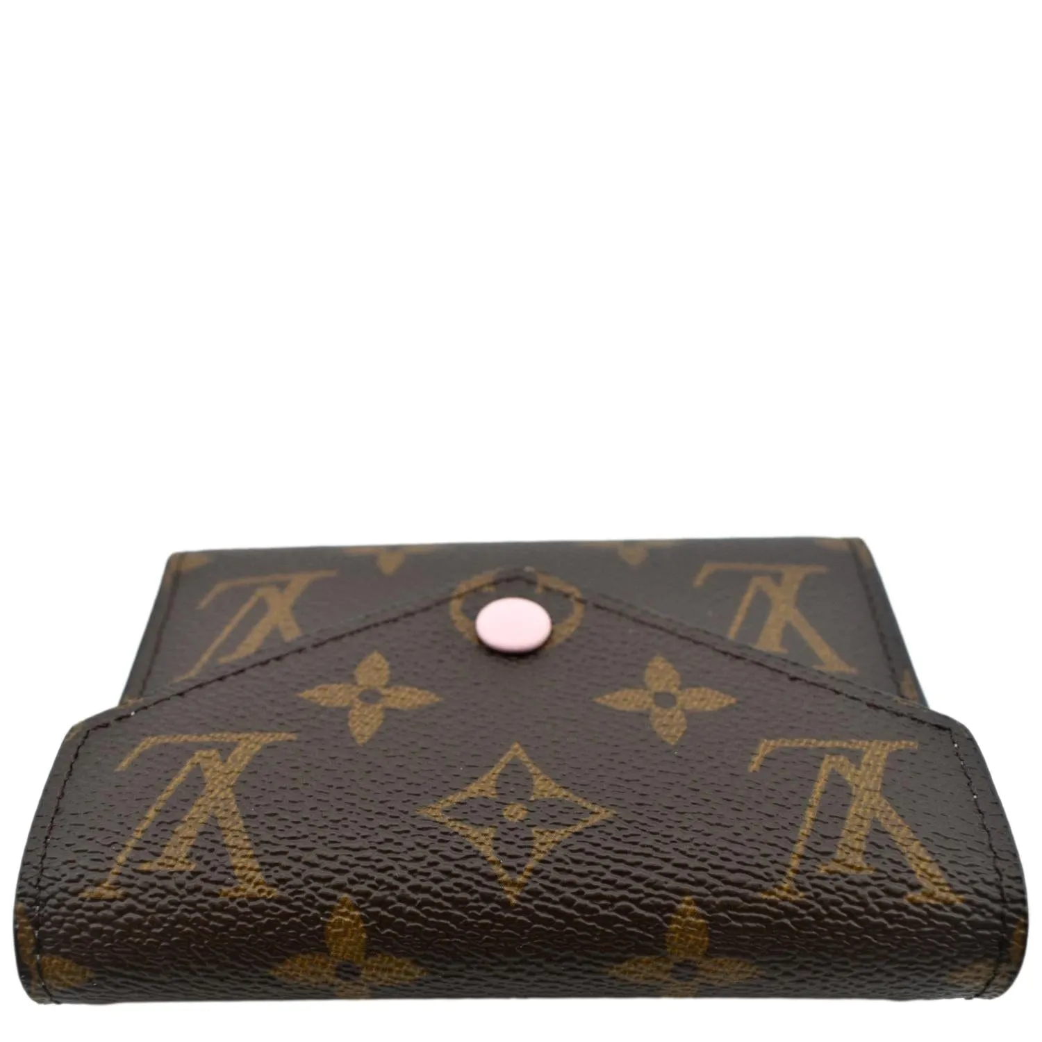 LOUIS VUITTON Victorine Monogram Canvas Wallet Rose Ballerina