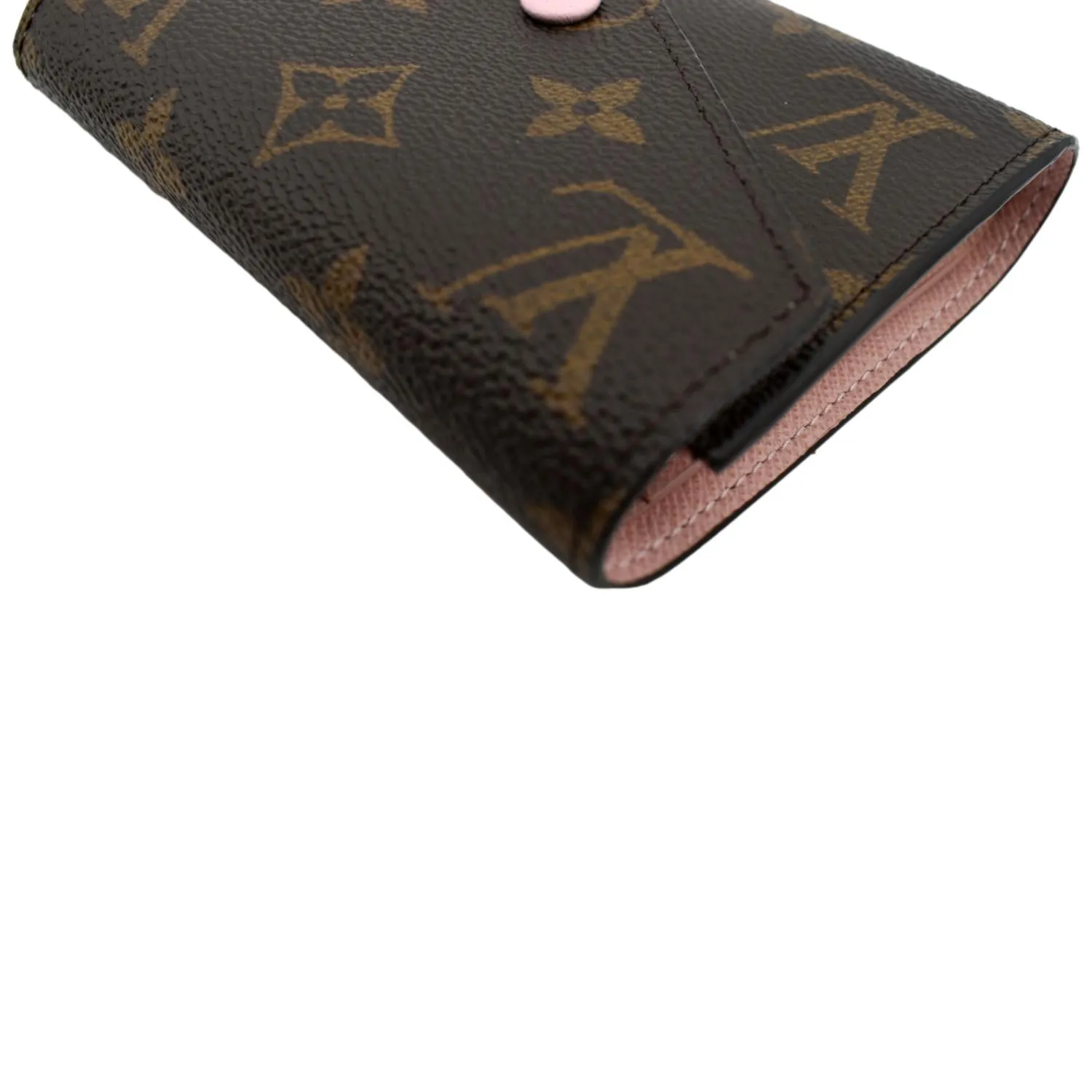 LOUIS VUITTON Victorine Monogram Canvas Wallet Rose Ballerina