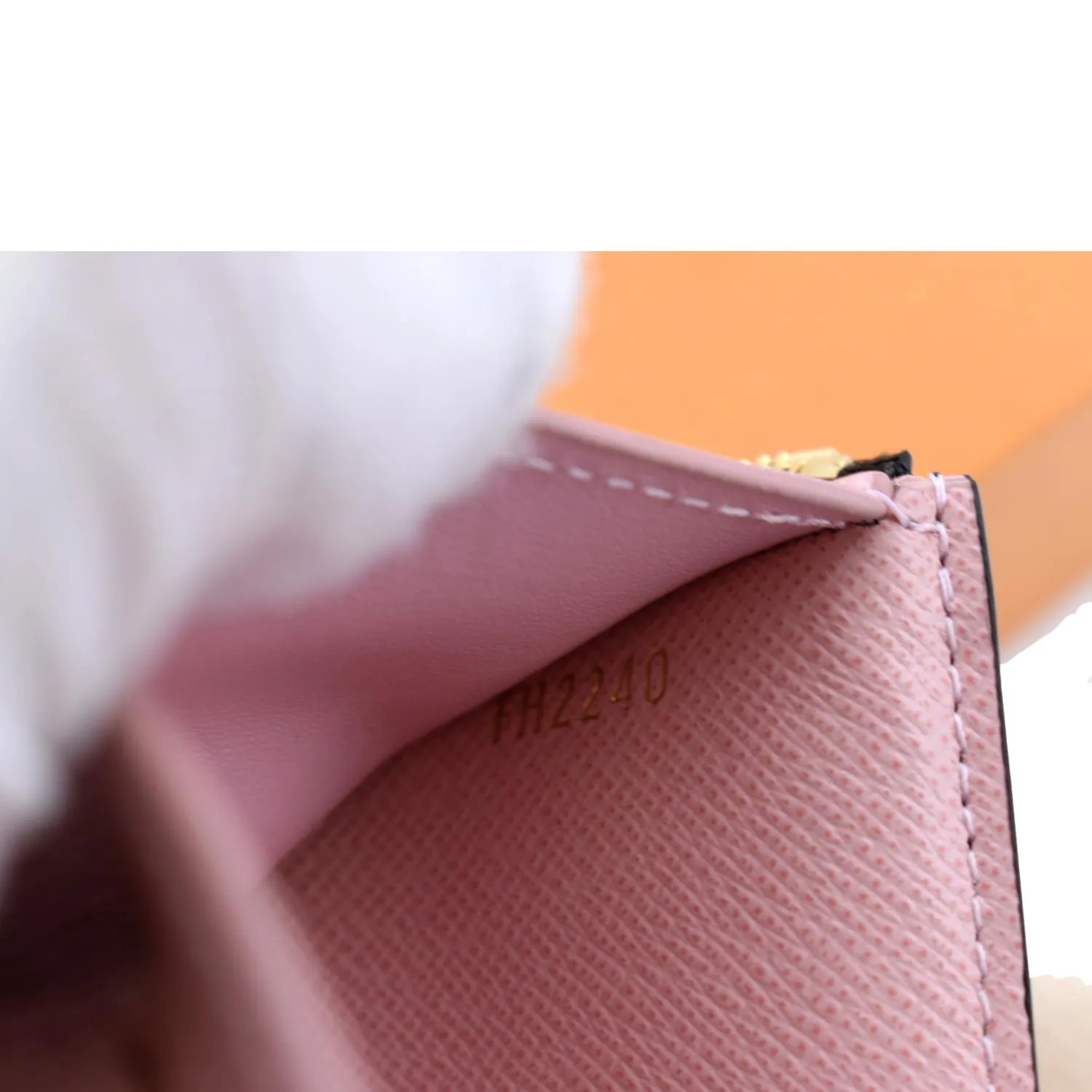 LOUIS VUITTON Victorine Monogram Canvas Wallet Rose Ballerina