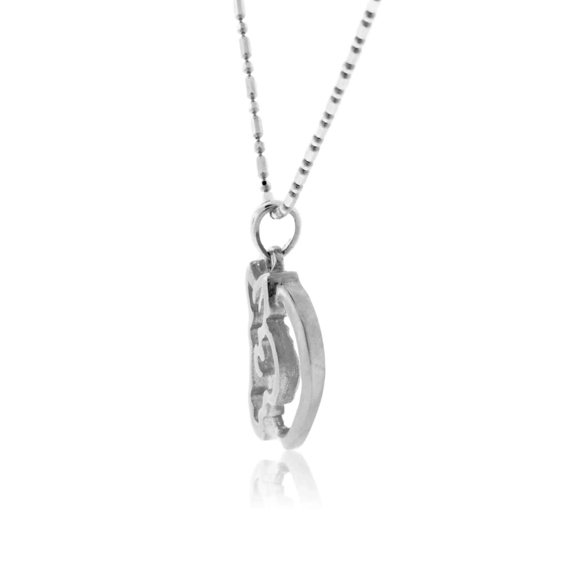 Love Horse in Heart Diamond Necklace