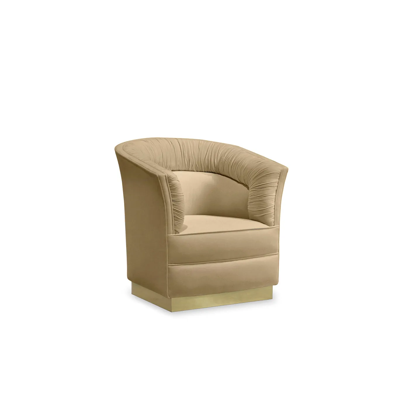 LOVELY ARMCHAIR (METAL BASE)