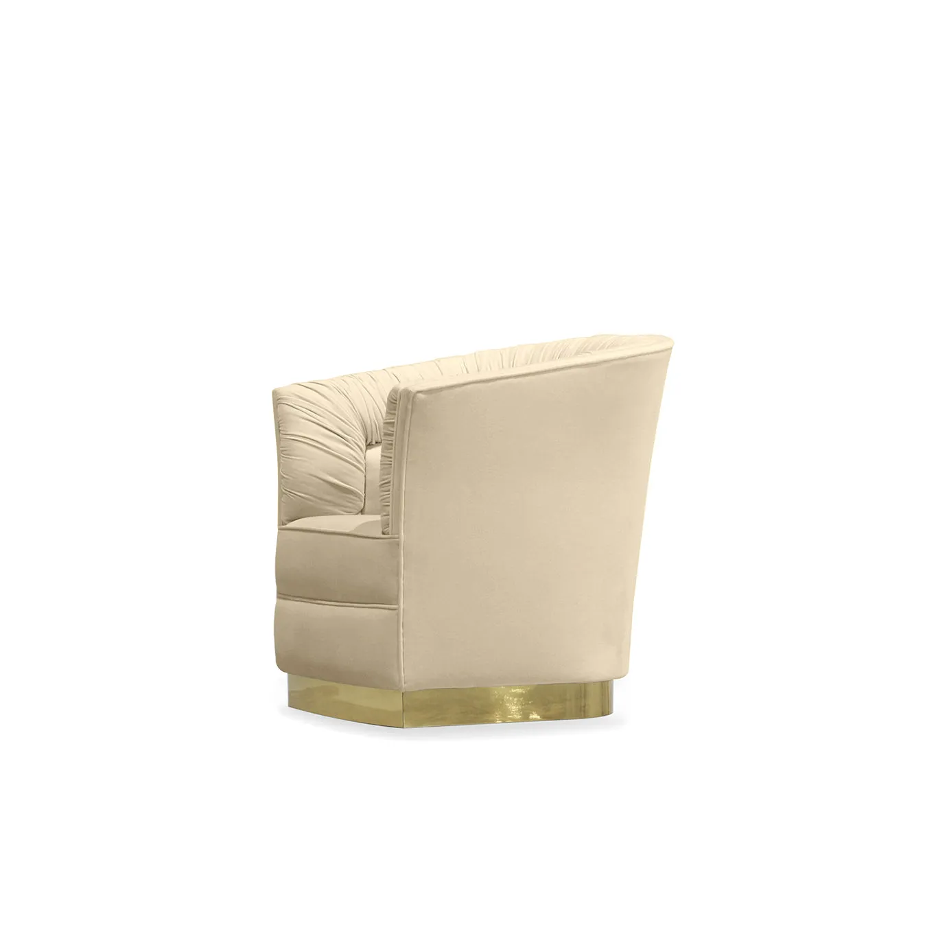 LOVELY ARMCHAIR (METAL BASE)
