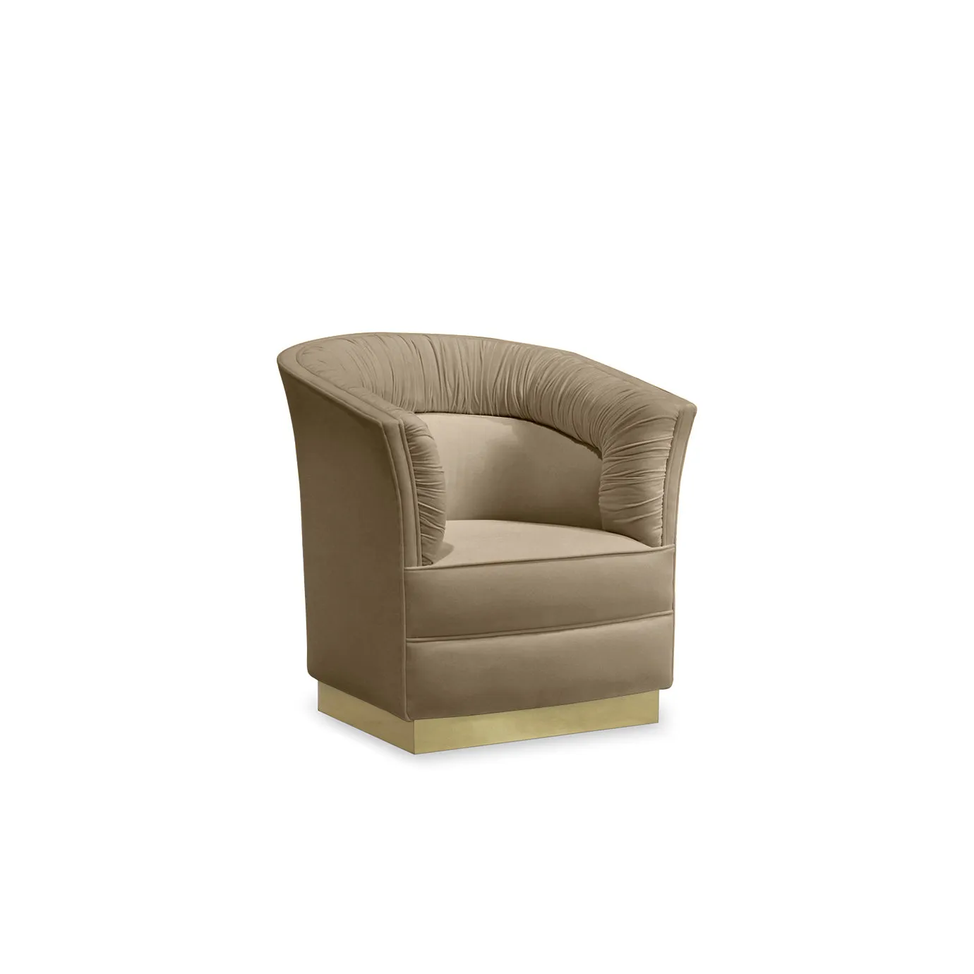 LOVELY ARMCHAIR (METAL BASE)