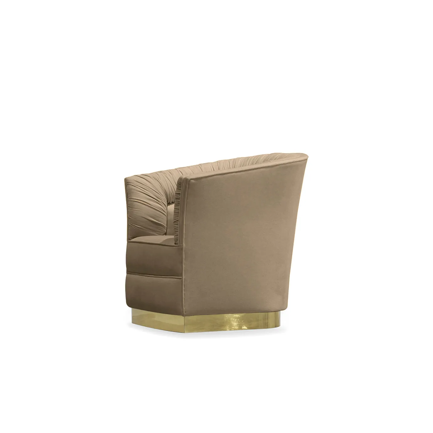 LOVELY ARMCHAIR (METAL BASE)