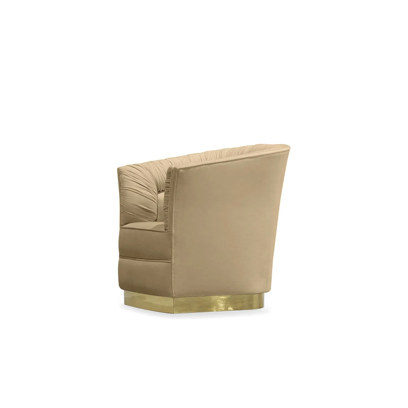 LOVELY ARMCHAIR (METAL BASE)