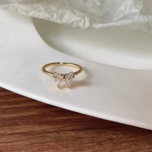 Lovely Bow Ring (Gold/Silver)