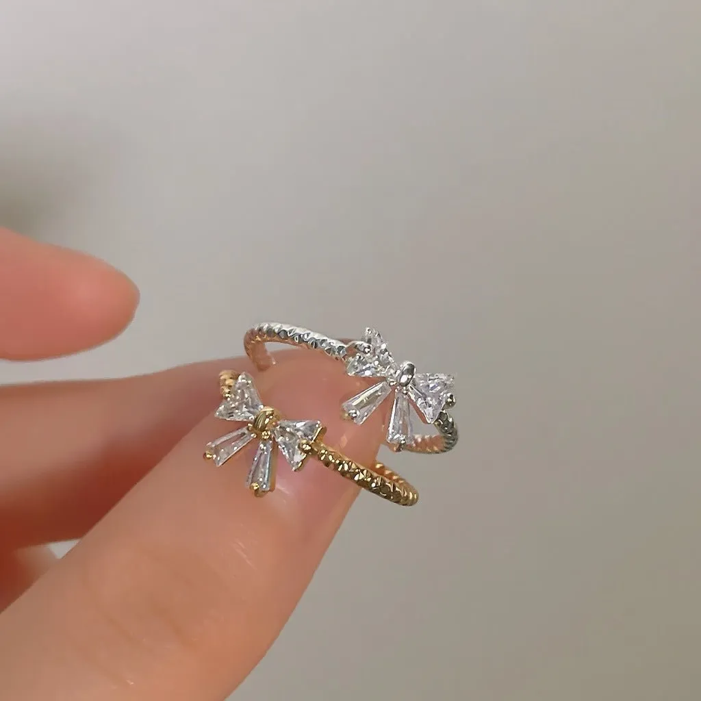 Lovely Bow Ring (Gold/Silver)