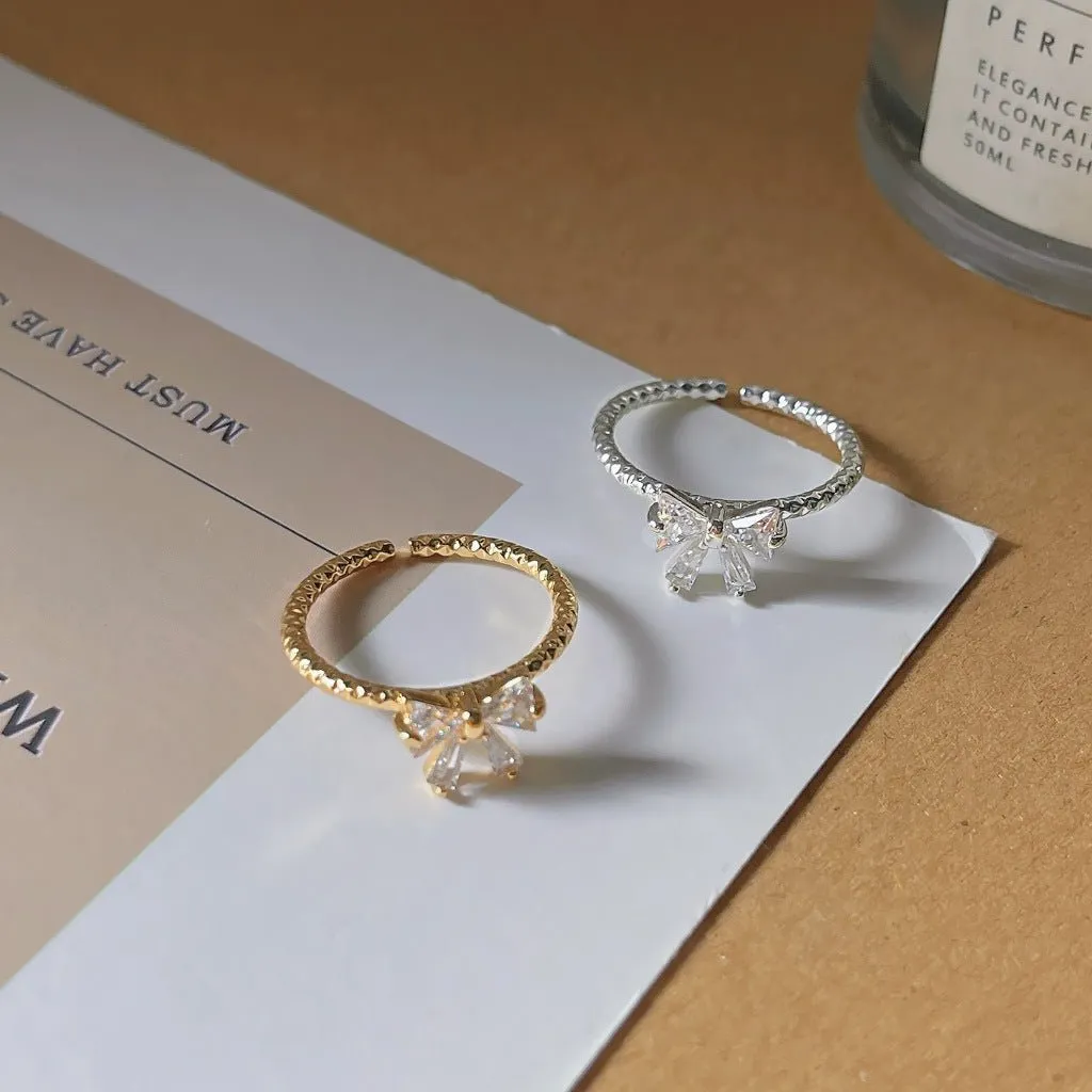 Lovely Bow Ring (Gold/Silver)