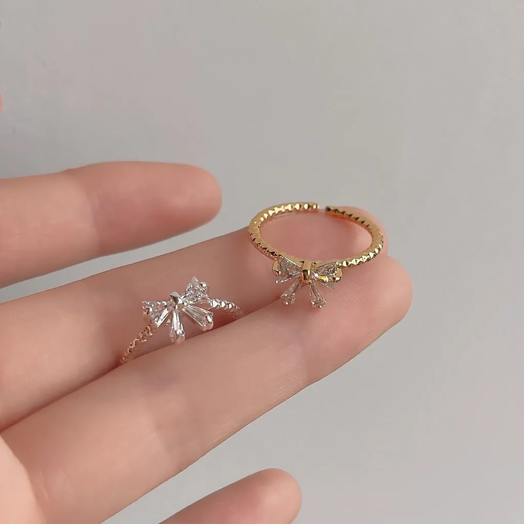 Lovely Bow Ring (Gold/Silver)