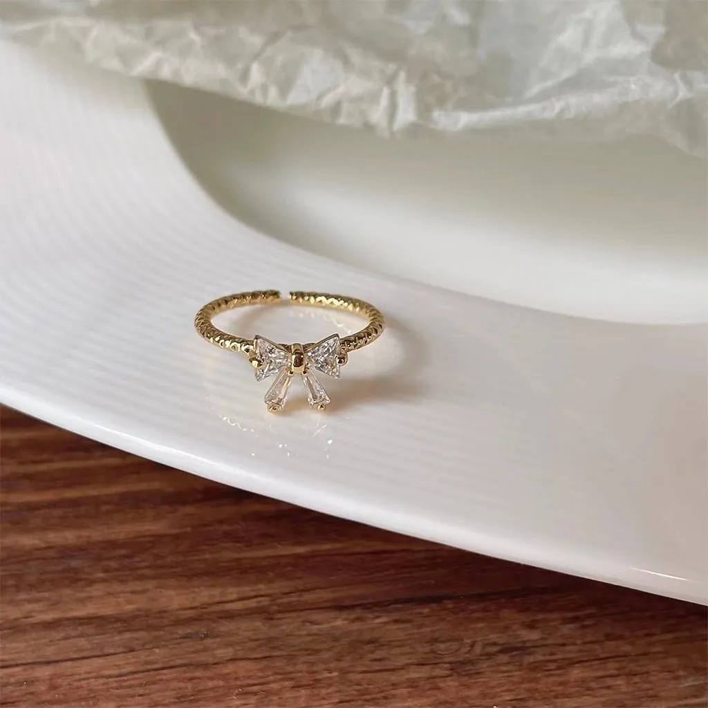 Lovely Bow Ring (Gold/Silver)