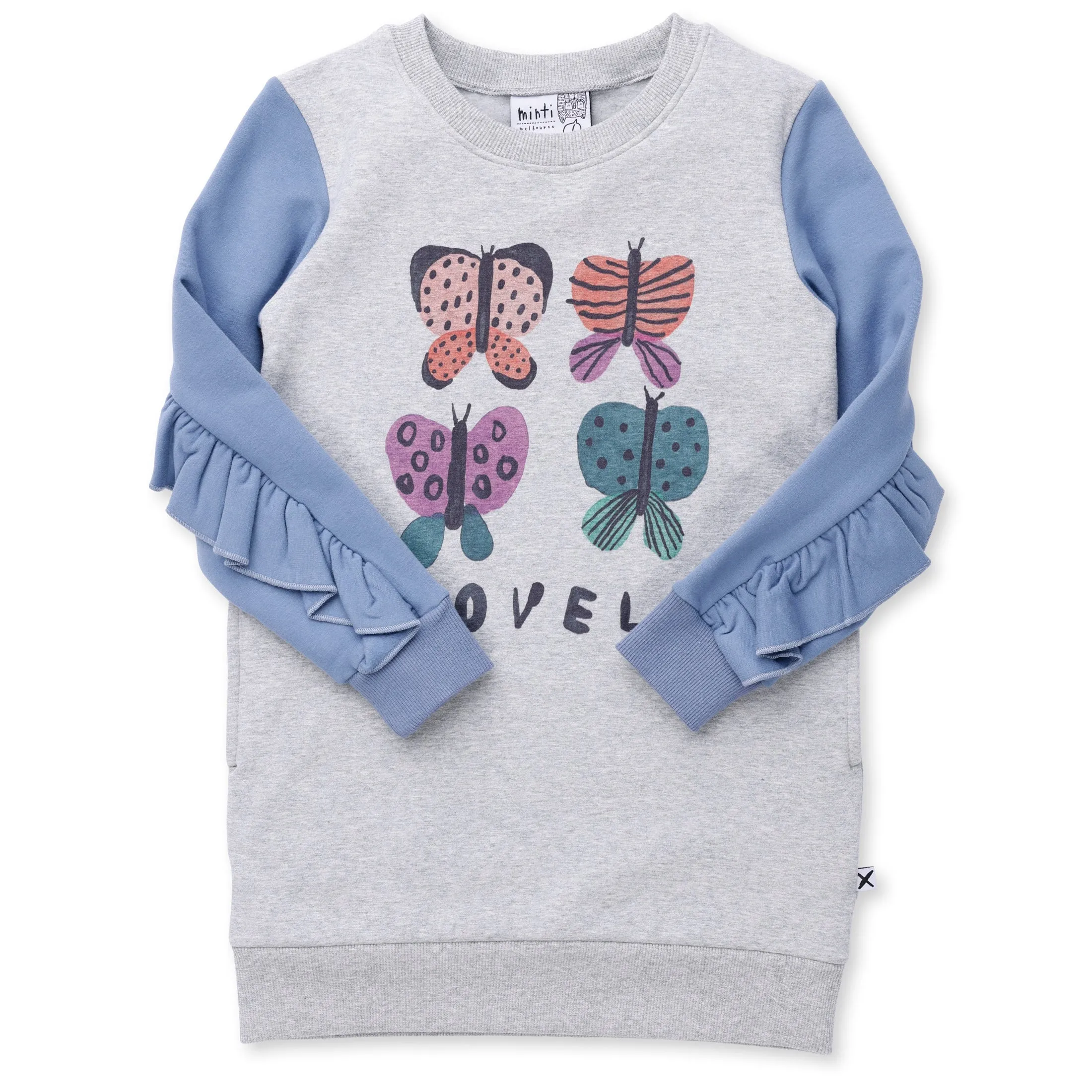 Lovely Butterflies Furry Dress
