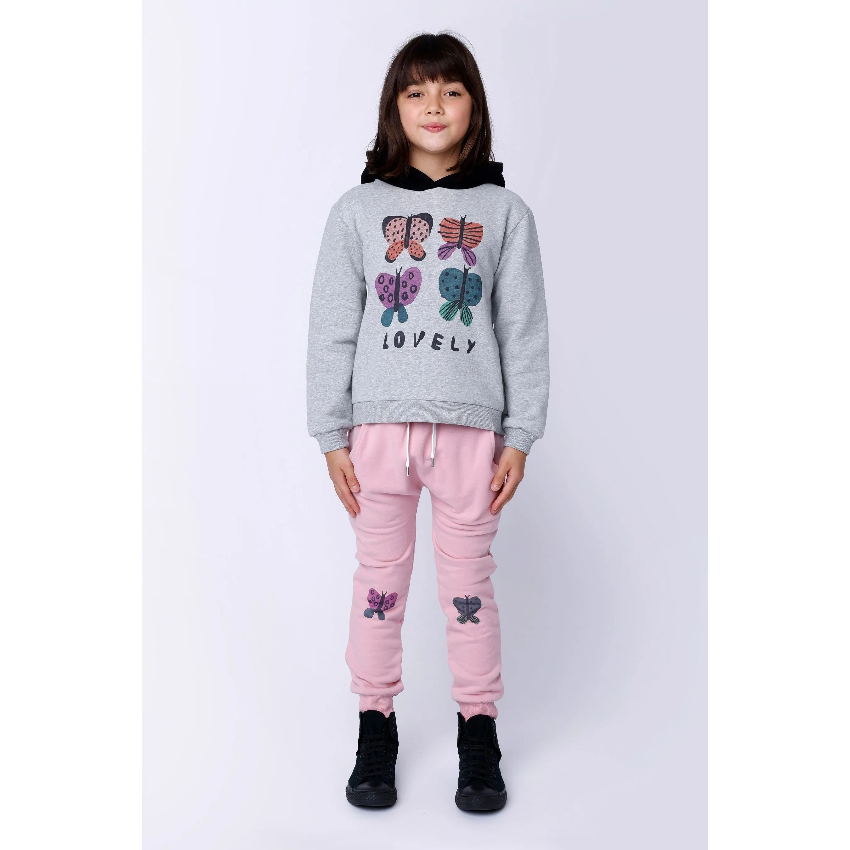Lovely Butterflies Furry Hood