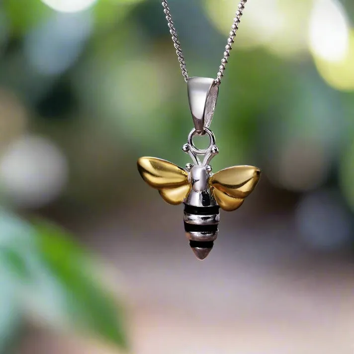 Lovely Charm Honey Bee Pendant