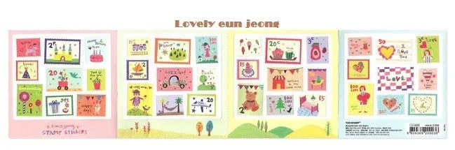 Lovely Eun Jeong Stamp Stickers Ver.2