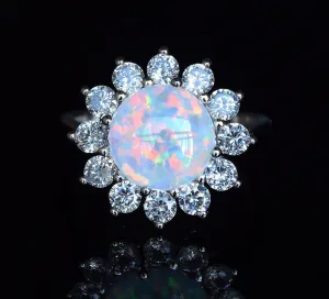 Lovely Fire Opal Ring