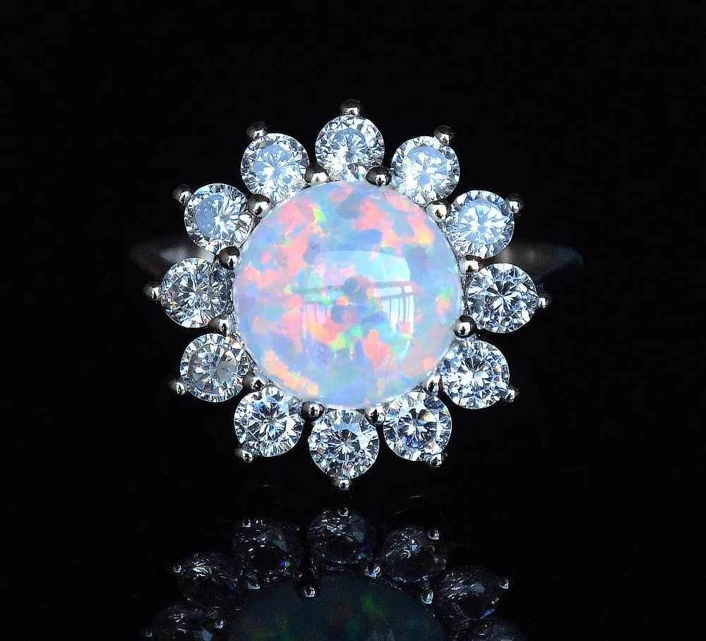 Lovely Fire Opal Ring