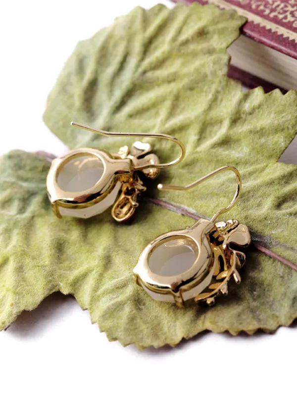 Lovely Flower Pattern Earrings