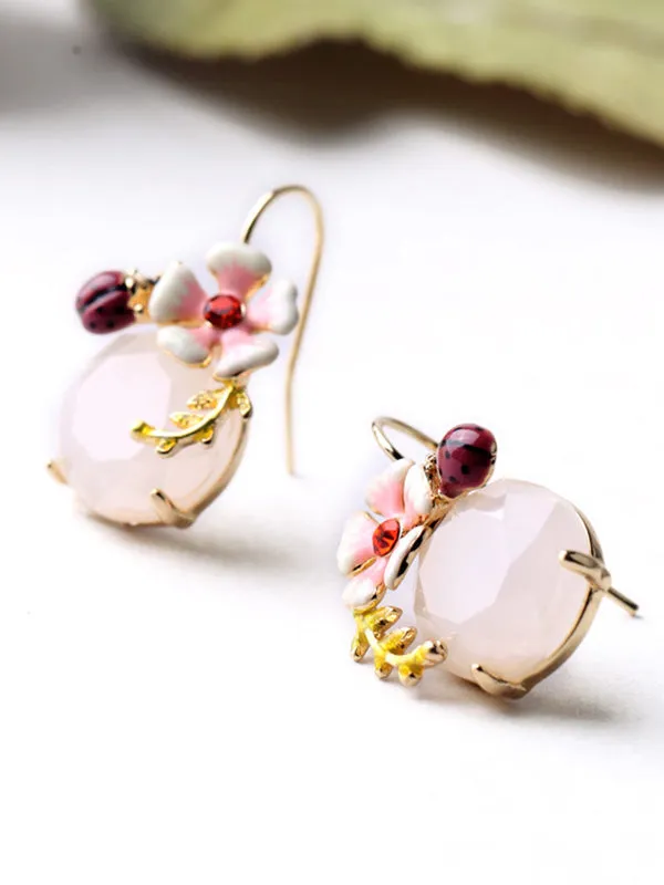 Lovely Flower Pattern Earrings