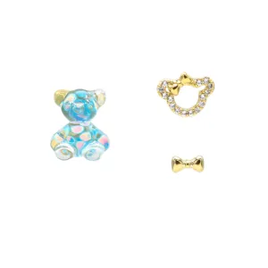 Lovely Gummy Bear Earrings Set