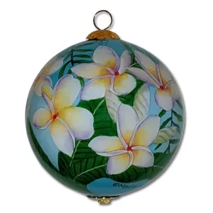Lovely Plumeria Hawaii Ornament