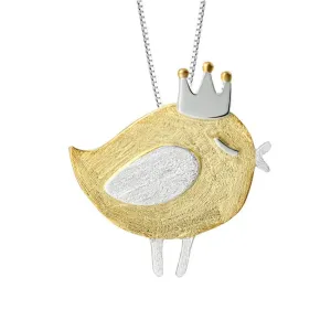 Lovely Princess Bird Pendant
