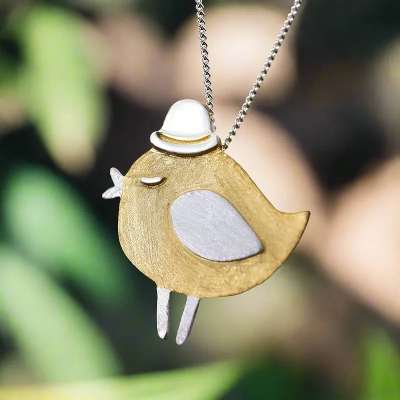 Lovely Princess Bird Pendant