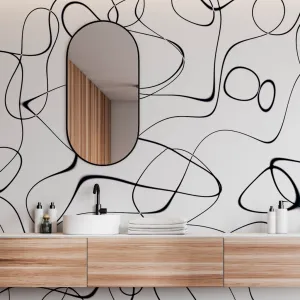 Lovely Swirls Wallpaper Mural