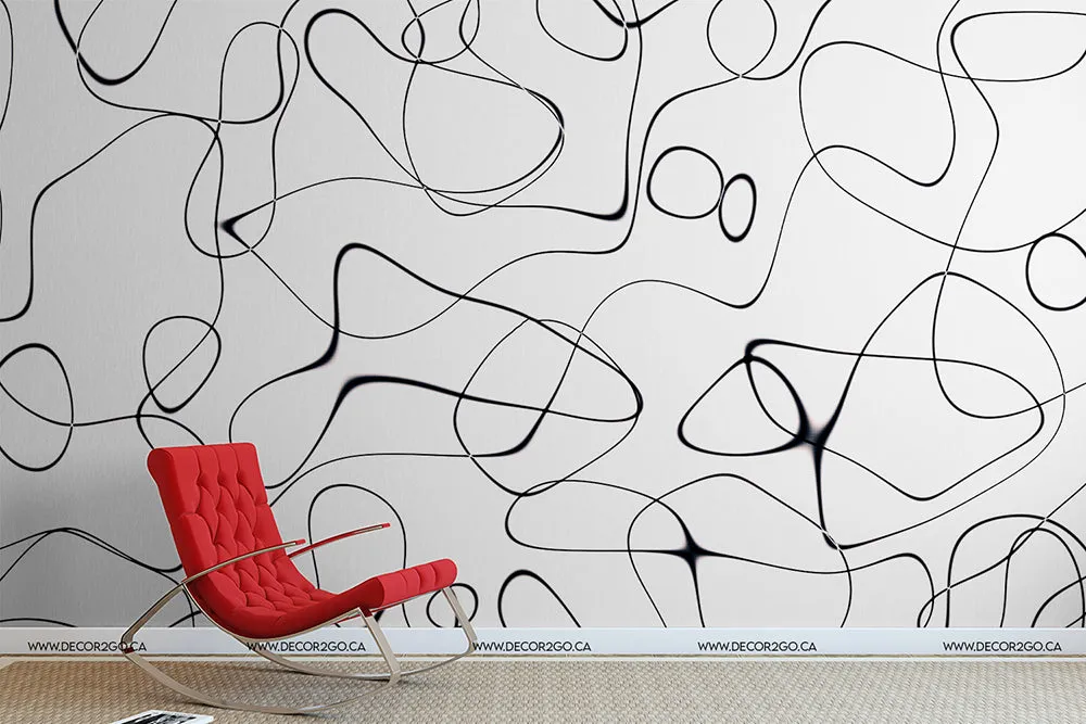 Lovely Swirls Wallpaper Mural
