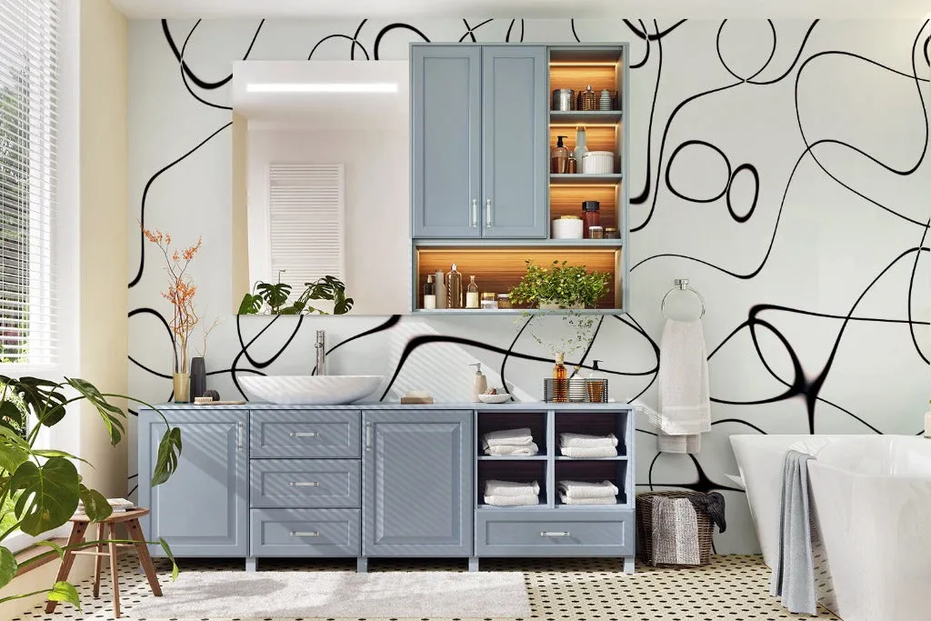 Lovely Swirls Wallpaper Mural