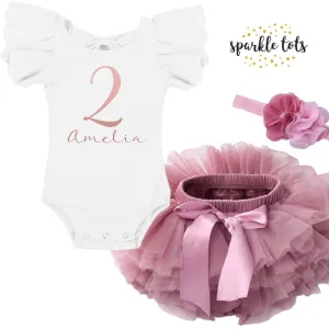Luxury 2nd birthday outfit