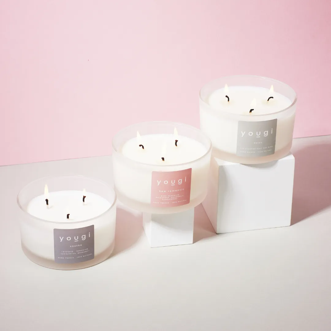 Luxury 3-Wick Aromatherapy Candle
