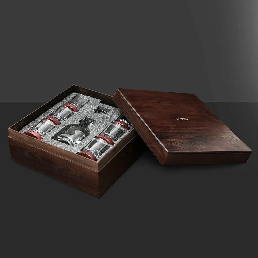 Luxury Crystal Whiskey Peaks Set