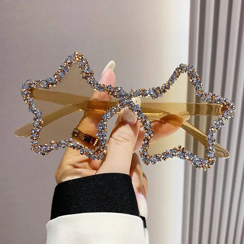 Luxury Diamond Star Shape Sunglasses