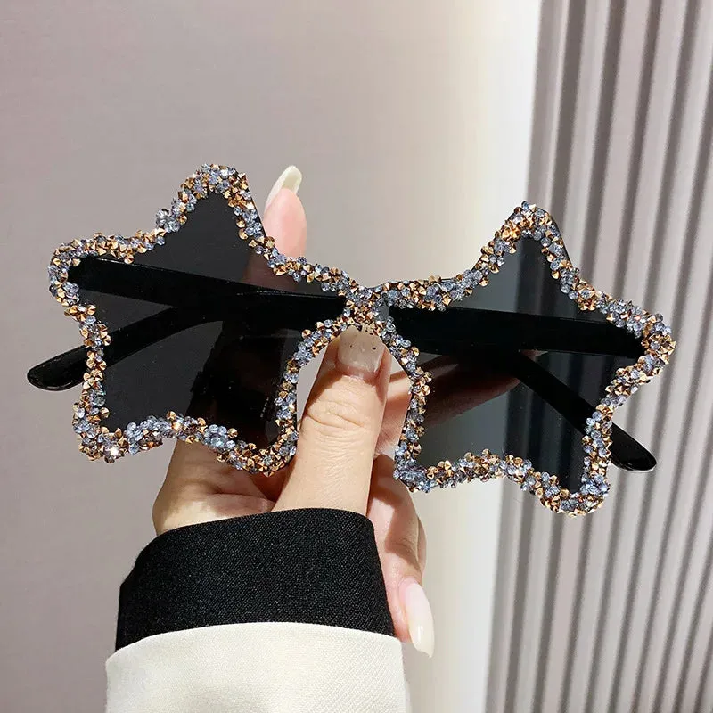 Luxury Diamond Star Shape Sunglasses