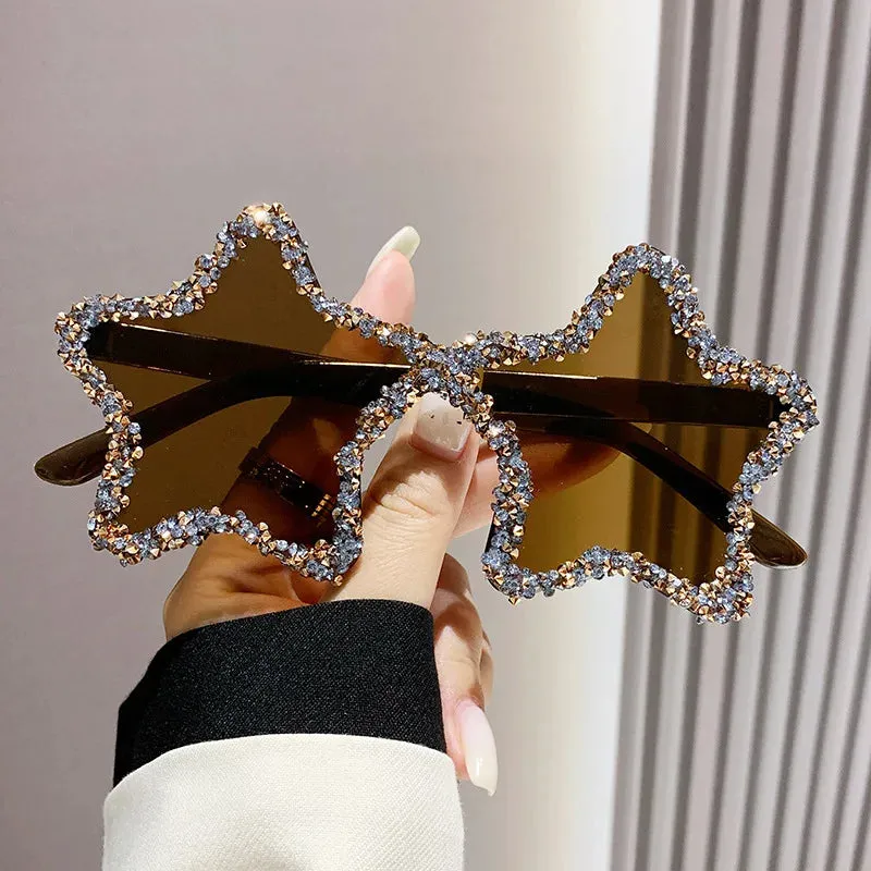 Luxury Diamond Star Shape Sunglasses
