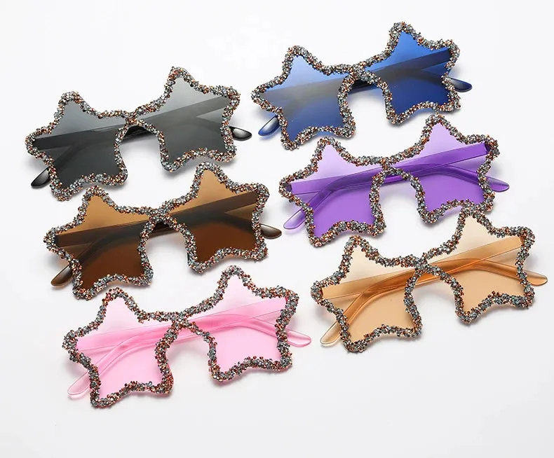 Luxury Diamond Star Shape Sunglasses