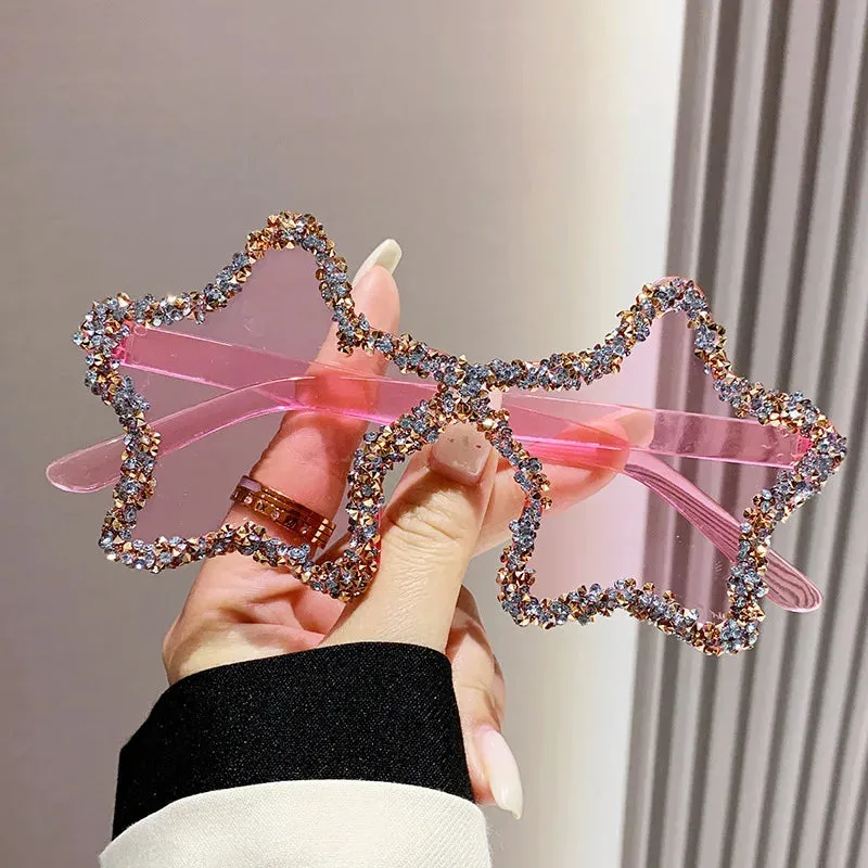 Luxury Diamond Star Shape Sunglasses