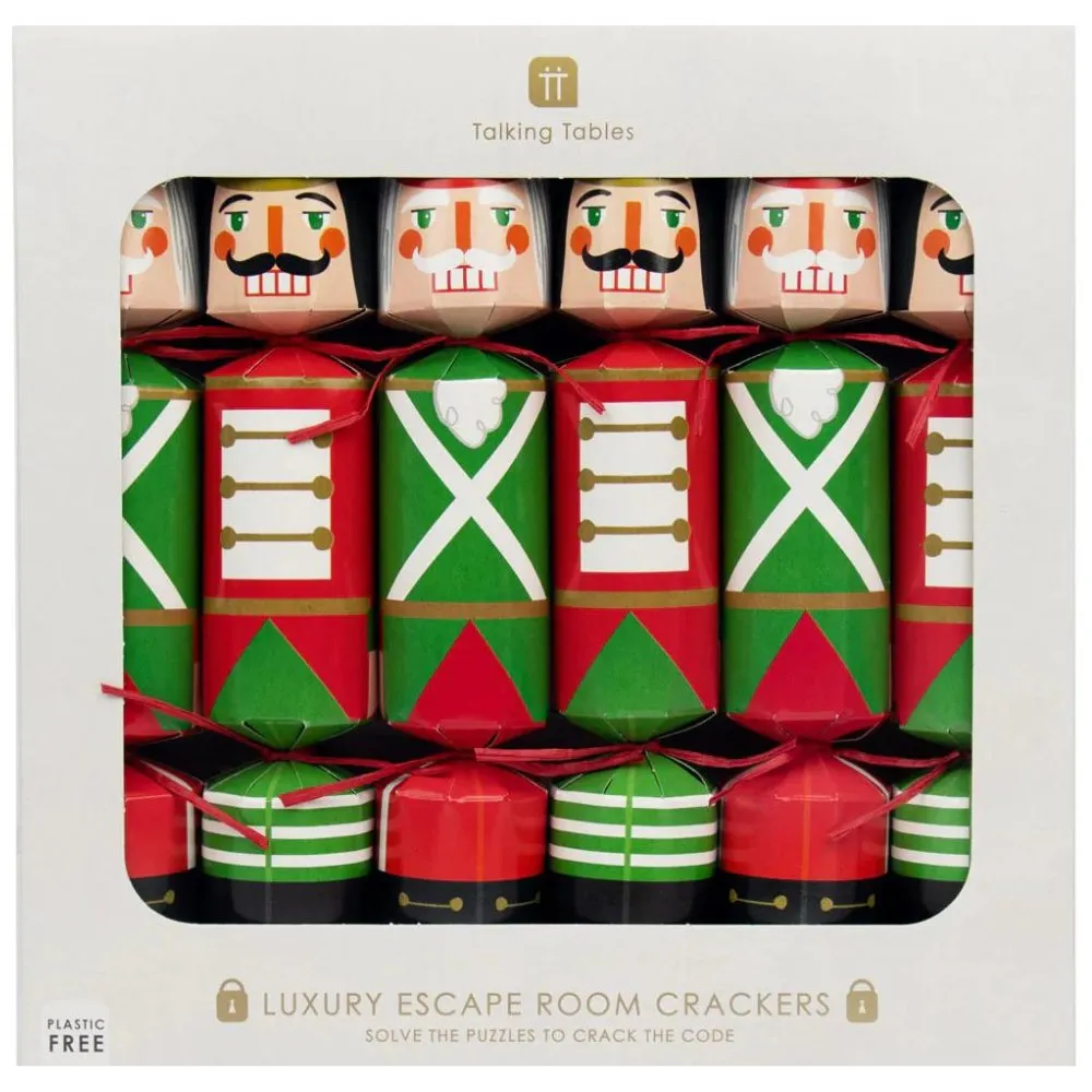 Luxury Eco Crackers - Nutcracker (Set of 6)