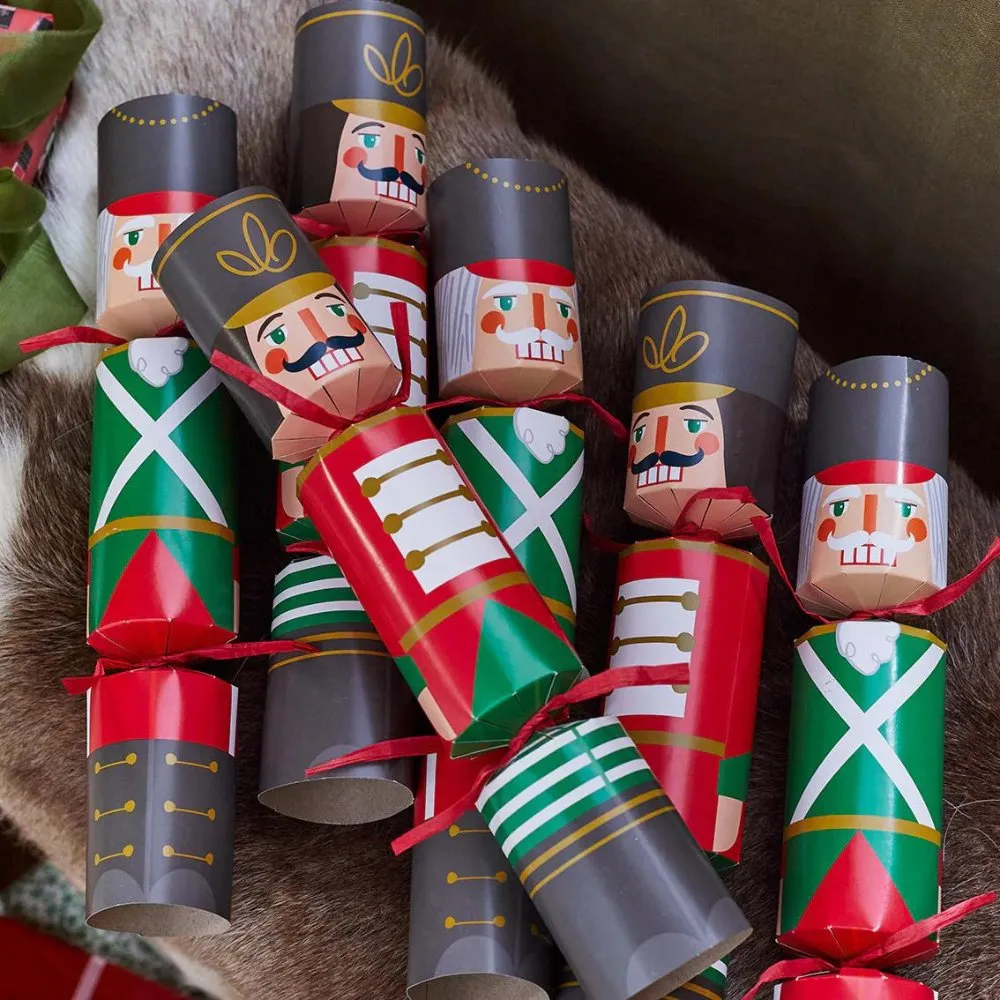 Luxury Eco Crackers - Nutcracker (Set of 6)