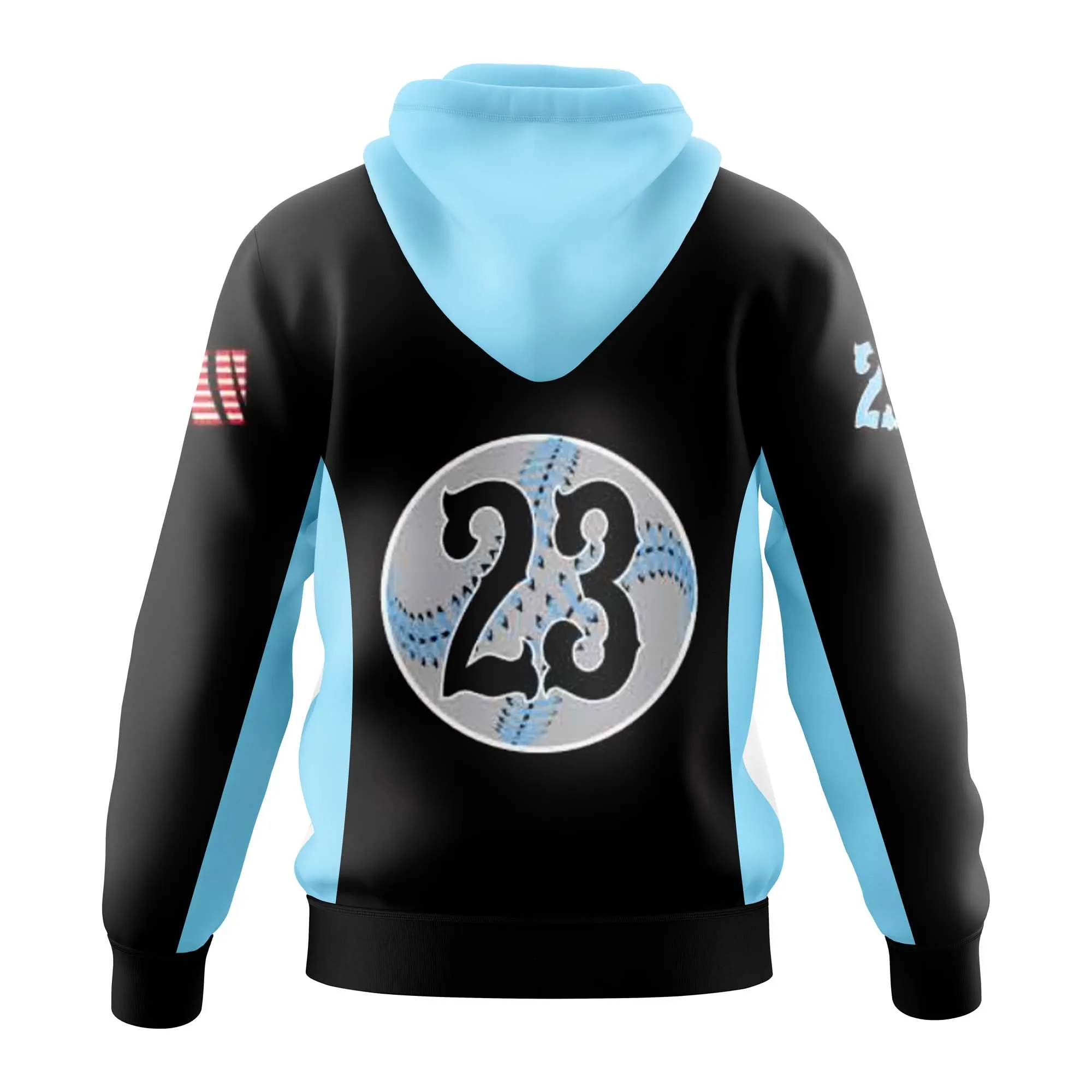 M3 ELITE Baseball Sublimated Hoodie Black