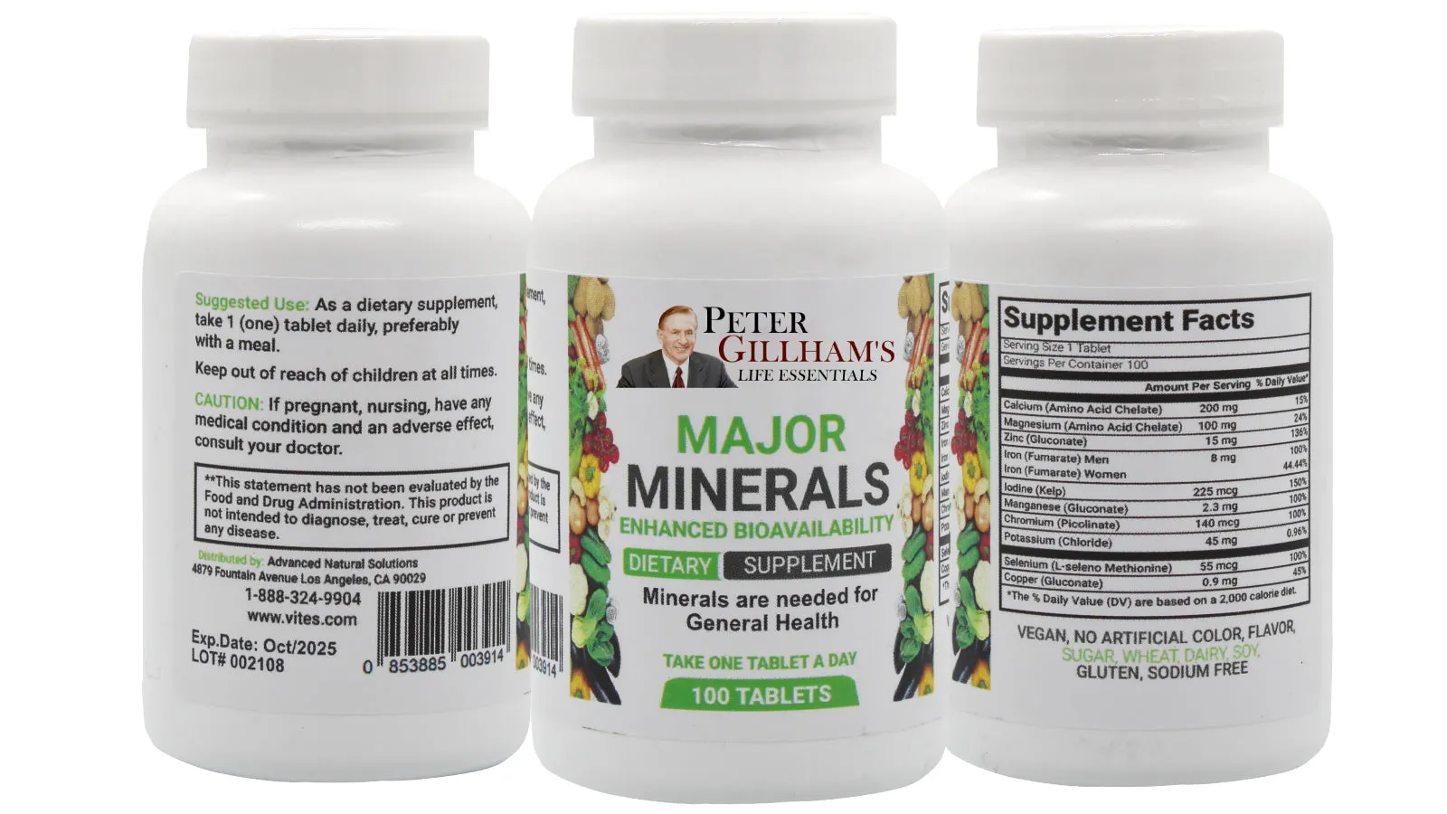 Major Minerals (Chelated Multi)