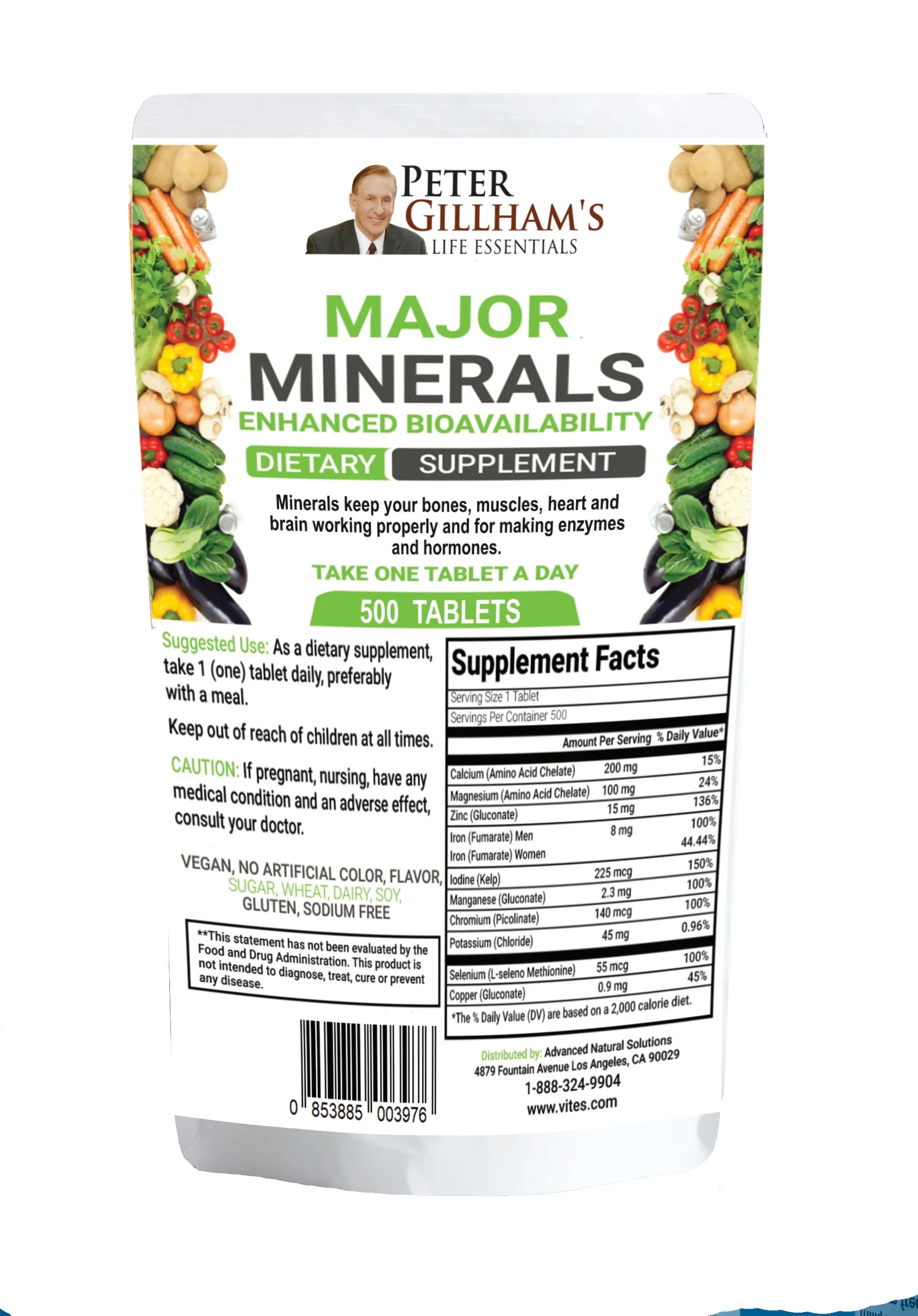 Major Minerals (Chelated Multi)
