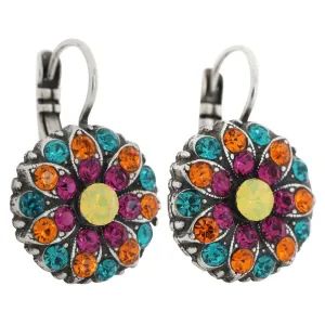 Mariana "Masai" Silver Plated Guardian Angel Crystal Earrings, 1029 1077